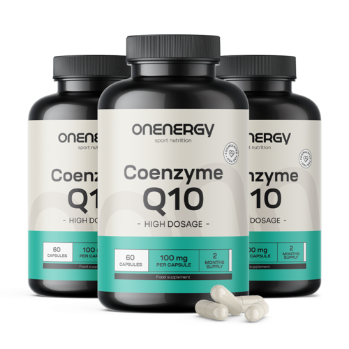 3x Co-enzym Q10 100 mg, totaal 180 capsules