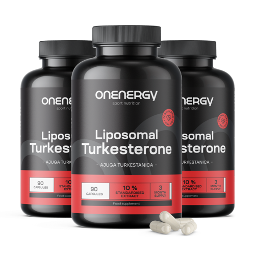 3x Liposomaal turkesterone 10%, totaal 270 capsules