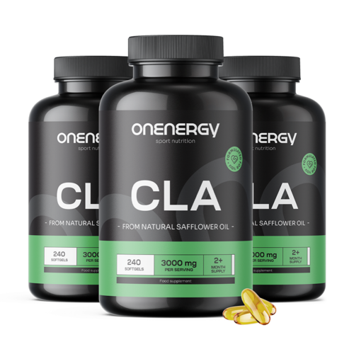 3x CLA 3000 mg – geconjugeerd linolzuur, totaal 720 zachte capsules