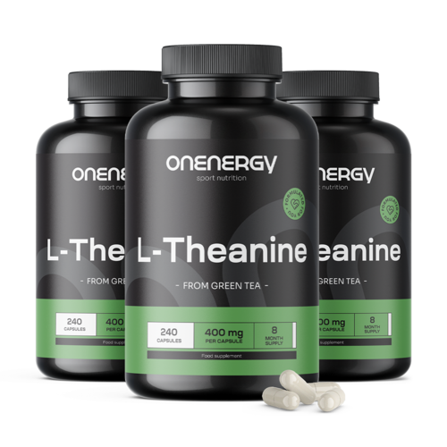 3x L-theanine 400 mg, totaal 720 capsules