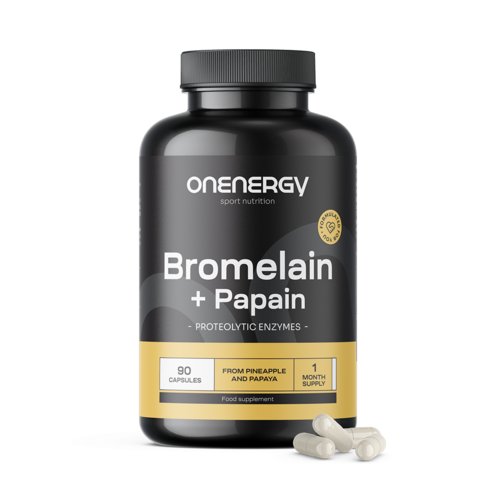 Bromelaïne + Papaïne, 90 capsules