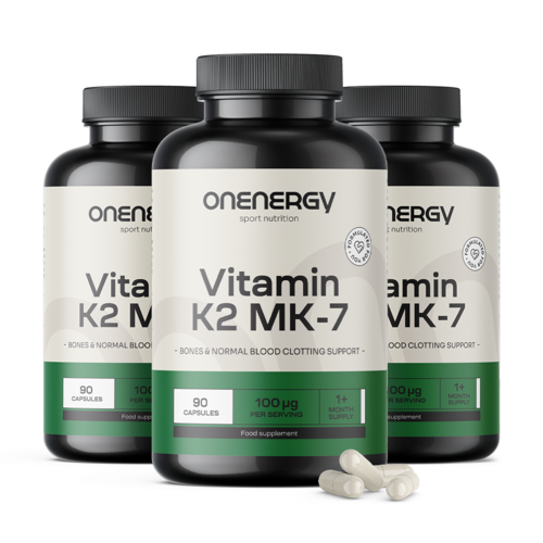 3x Vitamine K2 MK-7, totaal 270 capsules