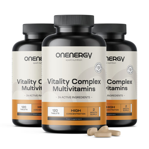 3x Vitality Complex – multivitamines, totaal 360 tabletten