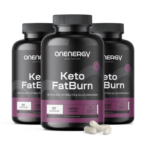 3x Keto FatBurn, totaal 270 capsules
