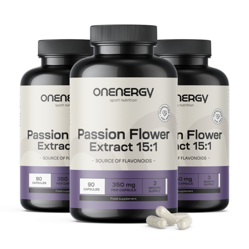 3x Passiebloem – extract 15:1, totaal 270 capsules