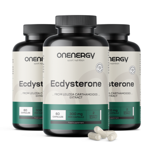 3x Ecdysterone 300 mg, totaal 180 capsules