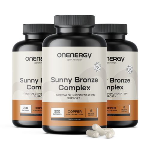 3x Sunny Bronze Complex – Zomerboost, totaal 600 capsules