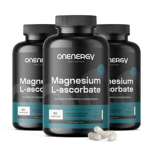3x Magnesium-L-ascorbaat, totaal 270 capsules
