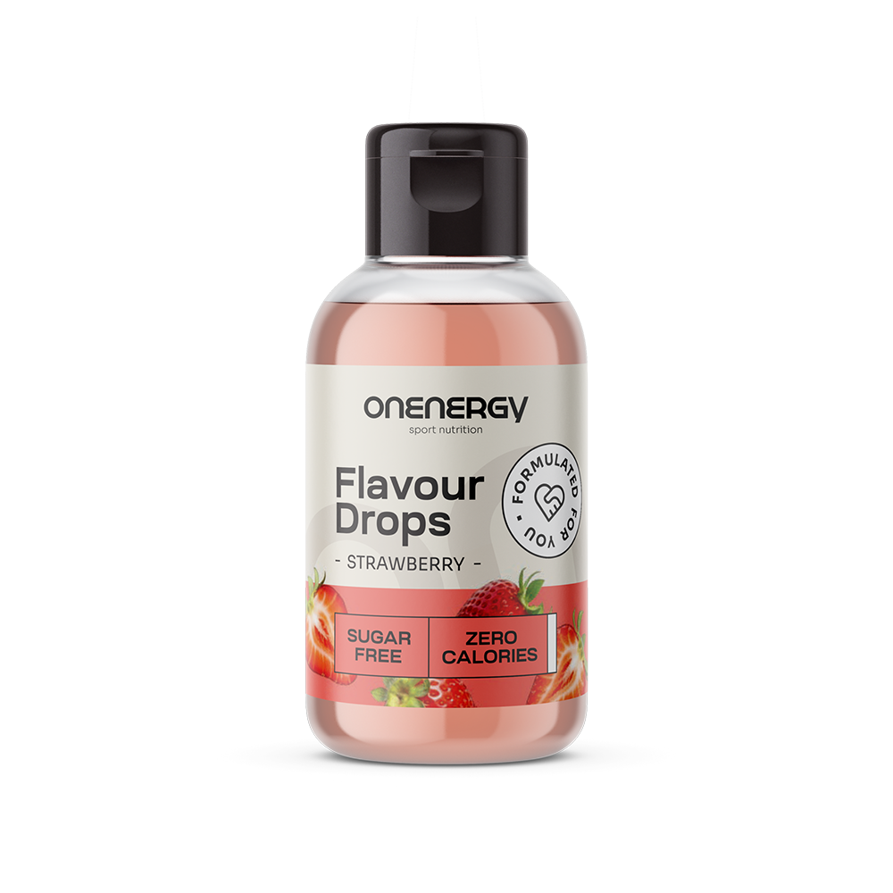 Flavour Drops met zoetstof – aardbei