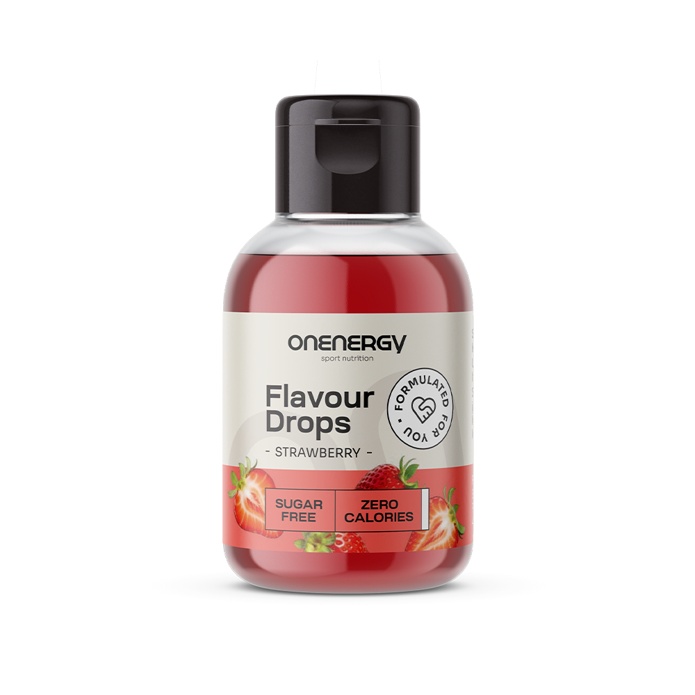 Flavour Drops met zoetstof – aardbei