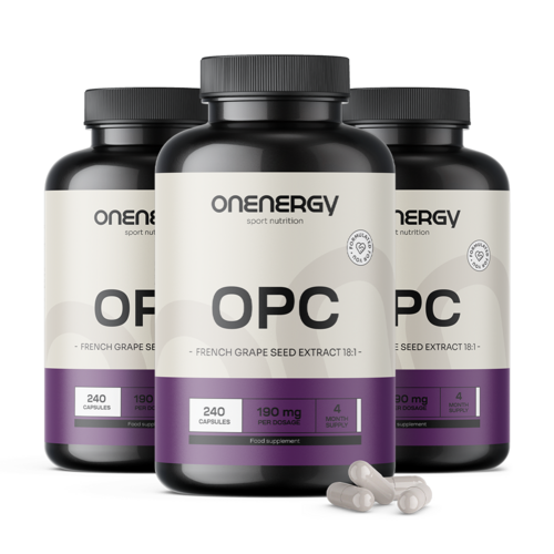 3x OPC – uit druivenpitextract 18:1, totaal 720 capsules
