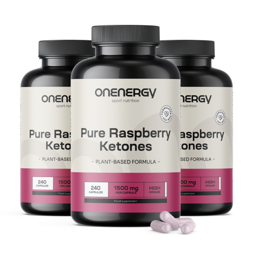 3x Frambozenketonen 1500 mg, totaal 720 capsules
