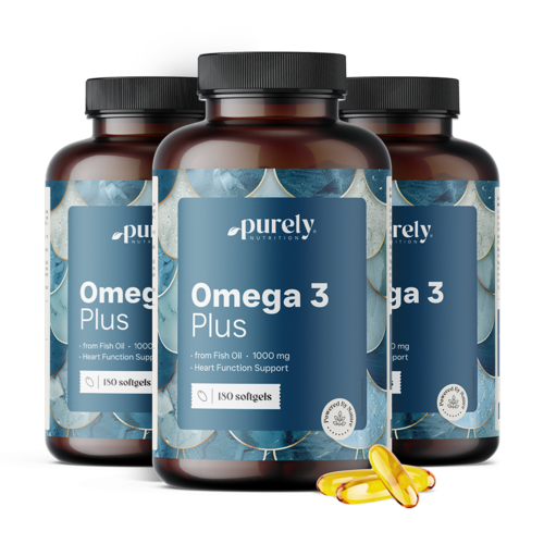 3x Omega-3 Plus 1000 mg, totaal 540 zachte caspules