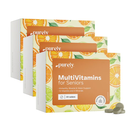 3x Multivitamen voor ouderen, totaal 180 tabletten