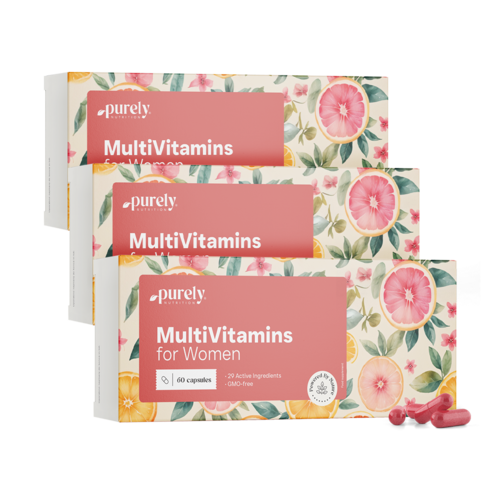 3x Multivitaminen voor vrouwen, totaal 180 capsules