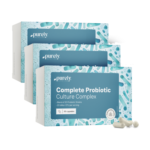 3x Complete Probiotic Culture – complex van microbiële culturen, totaal 180 capsules
