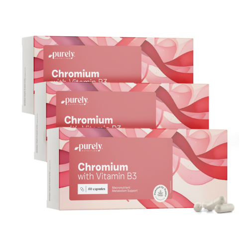 3x Chroom 200 µg, totaal 180 capsules