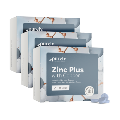 3x Zink Plus, totaal 180 capsules