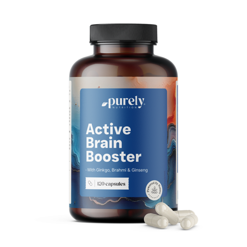 Active Brain Booster – ondersteuning voor cognitieve functies, 120 capsules