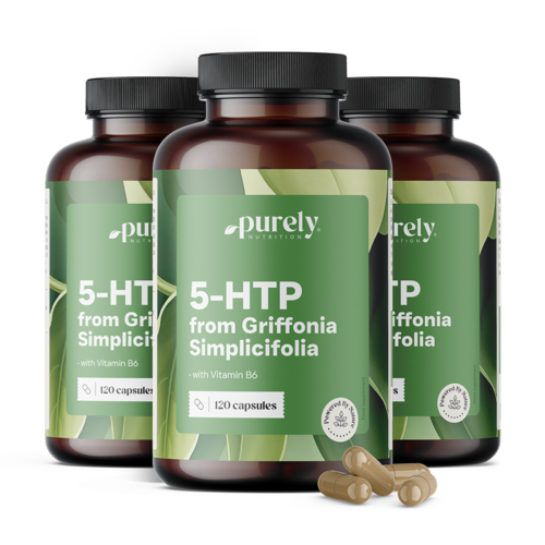 3x 5-HTP 150 mg – Griffonia Simplicifolia, totaal 360 capsules