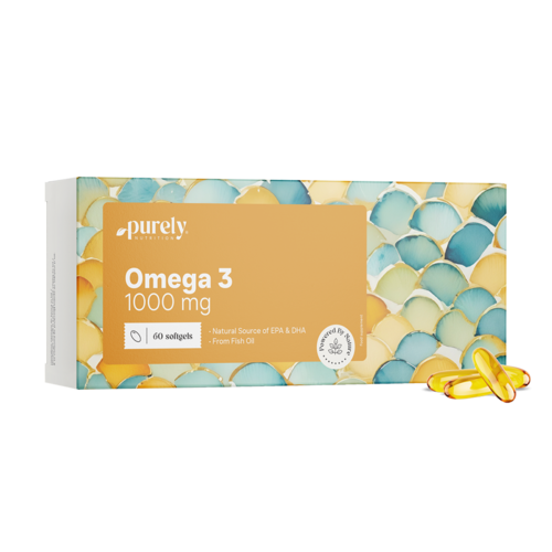 Omega-3 1000 mg – uit visolie, 60 zachte capsules