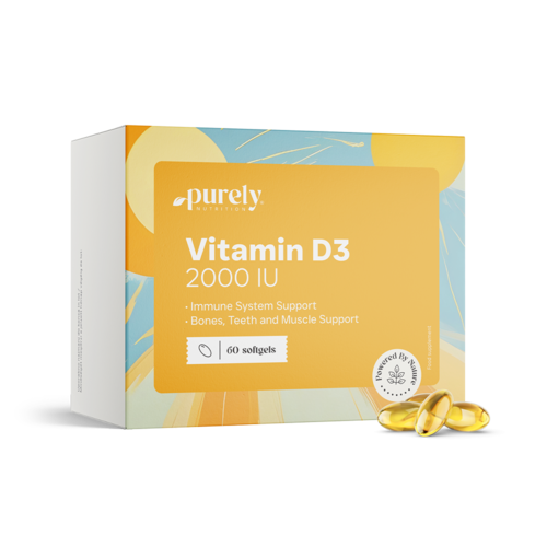 Vitamine D3 2000 IE, 60 zachte capsules