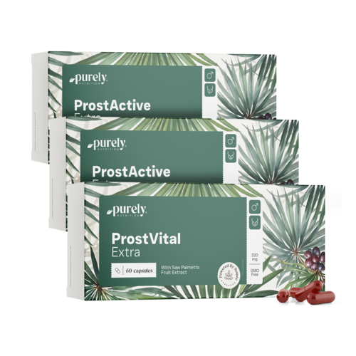 3x ProstVital Extra – met extract van zaagpalm 320 mg, totaal 180 capsules
