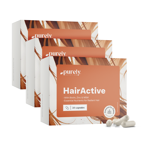 3x HairActive – haarcomplex, totaal 90 capsules