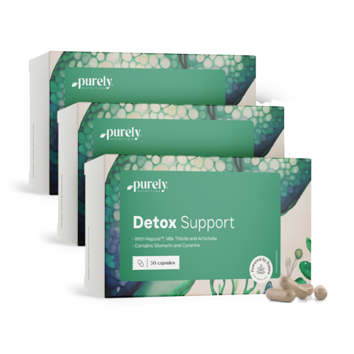 3x Detox Support – complex met artisjok en mariadistel, totaal 90 capsules