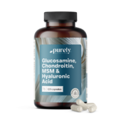 Glucosamine, chondroïtine, MSM en hyaluronzuur, 120 capsules