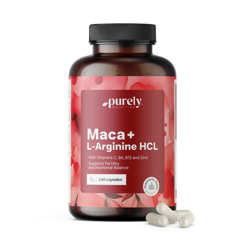 Maca 4000 mg + L-arginine HCl, 240 capsules