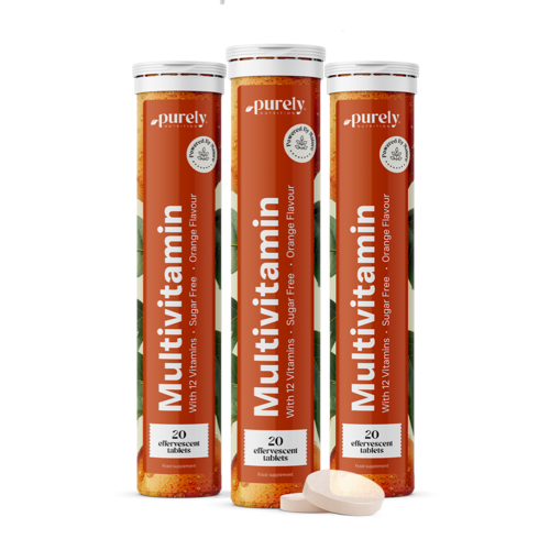 3x Multivitaminen – bruistabletten, totaal 60 bruistabletten