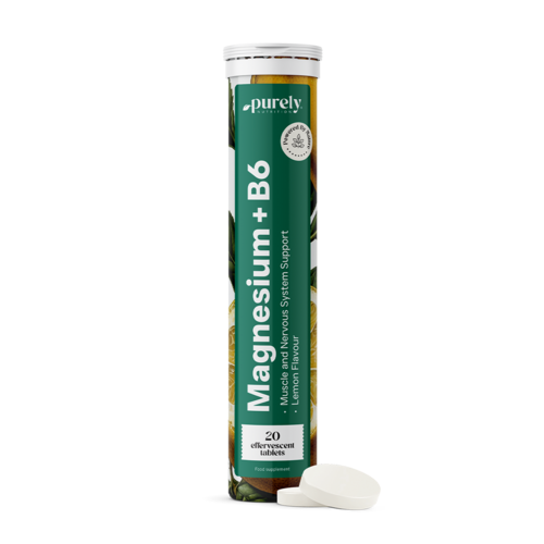 Magnesium + vitamine B6 – bruistabletten, 20 bruistabletten