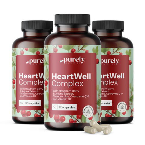 3x HeartWell - complex van natuurlijke extracten, totaal 270 capsules