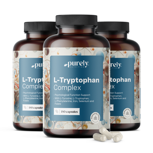 3x L-tryptofaan complex – ondersteuning van psychologische functies, totaal 540 capsules