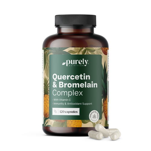 Quercetine en bromelaïne – complex voor het immuunsysteem, 120 capsules