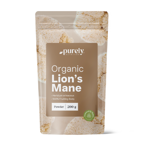 BIO Pruikzwam – paddenstoelpoeder, 200 g