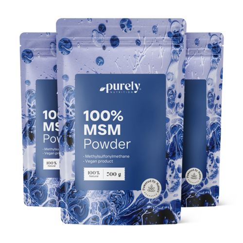 3x MSM-poeder, totaal 1500 g