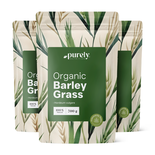 3x BIO Gerstegras, totaal 1500 g