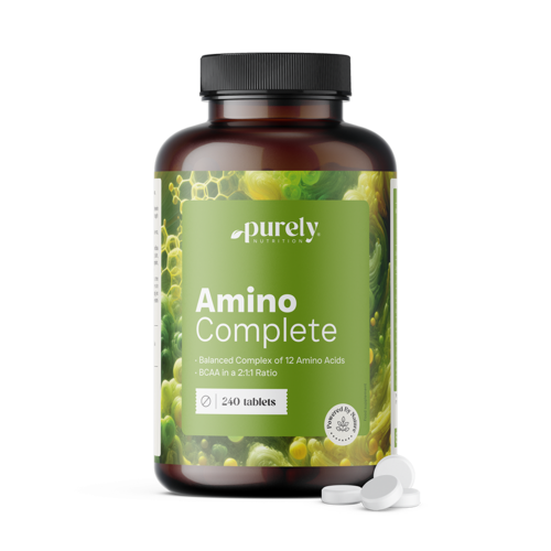 Amino Complete – uitgebalanceerd complex van 12 aminozuren, 240 tabletten