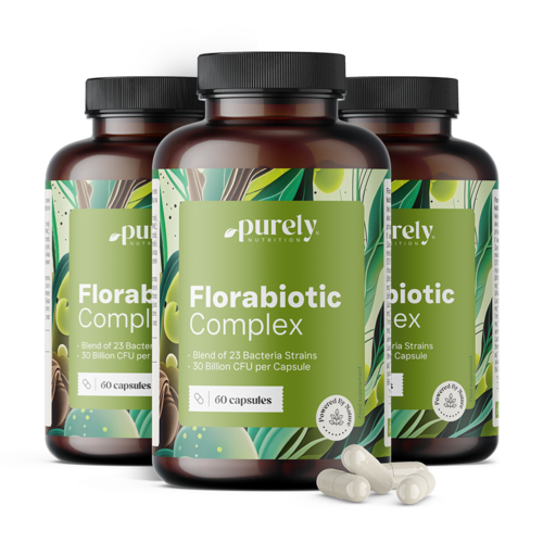 3x Florabiotic Complex – symbiotische formule met 30 miljard CFU, totaal 180 capsules