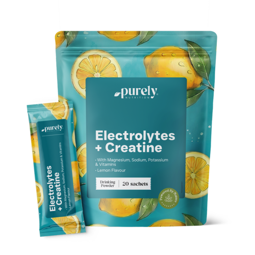 Elektrolyten met creatine – Citroen, 20 zakjes