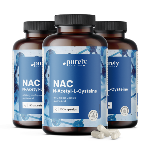3x NAC 650 mg, totaal 540 capsules