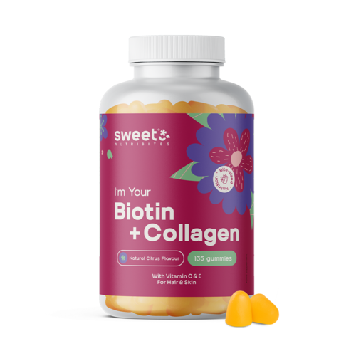 Biotine + collageen, 135 gummies