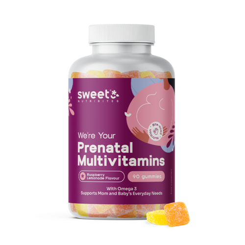 Prenatale multivitaminen + omega-3, 90 gummies
