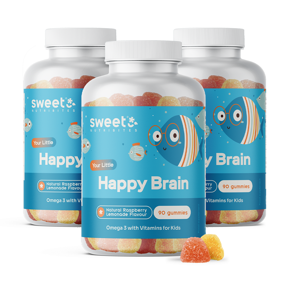 Happy Brain – gummies voor kinderen met omega-3-vetzuren